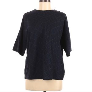 NWT St. John short sleeve knit top 8
